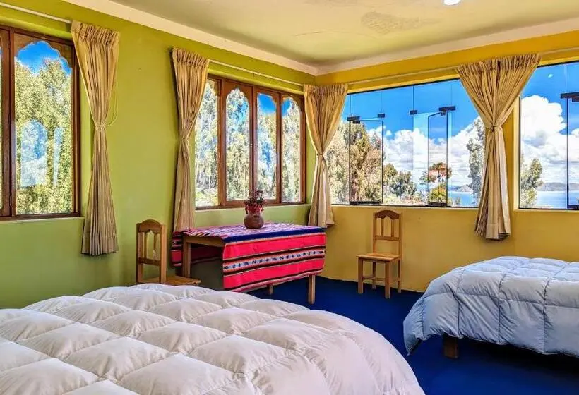 اتاق استاندارد با چشمانداز دریاچه, Amantani Sol Andino