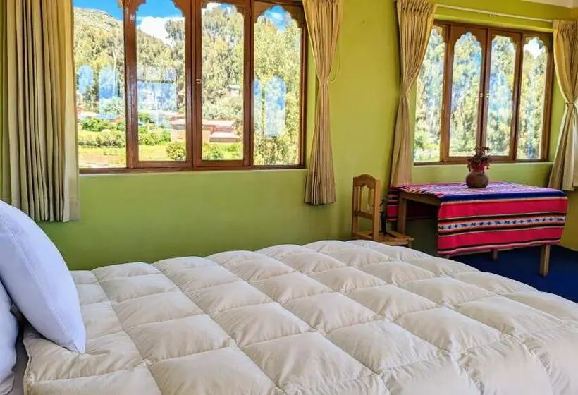 اتاق استاندارد با چشمانداز دریاچه, Amantani Sol Andino
