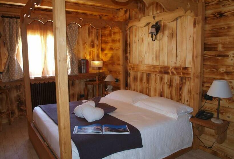 豪华园景房, Letterario Locanda Collomb