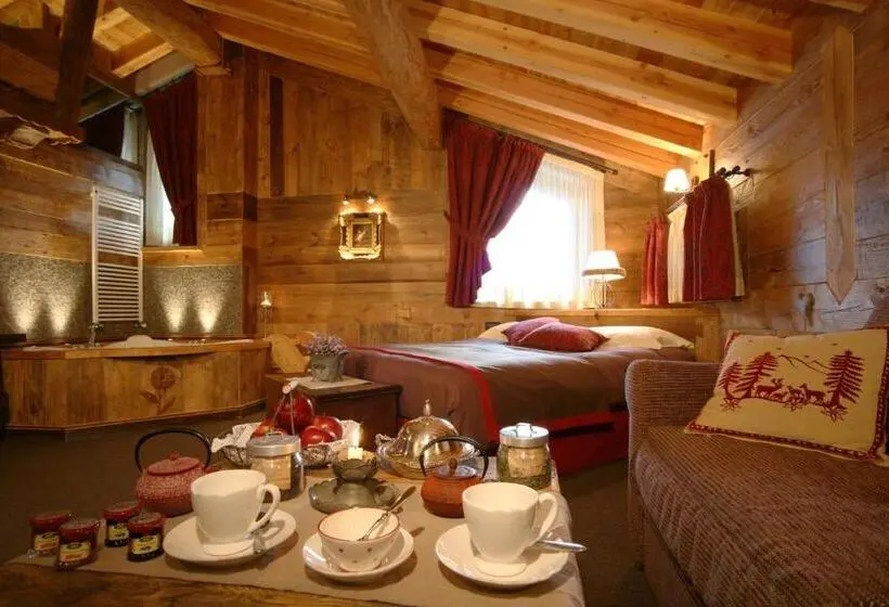 سوئیت با وان آب گرم, Letterario Locanda Collomb