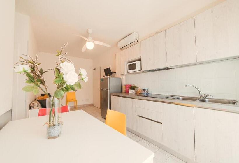 침실 2개 바다 전망 아파트, Residence Nova Marina