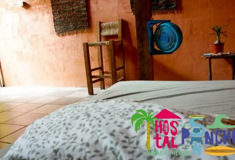 スタンダードルーム、2段ベッド共用バスルーム, Hostal San Pancho