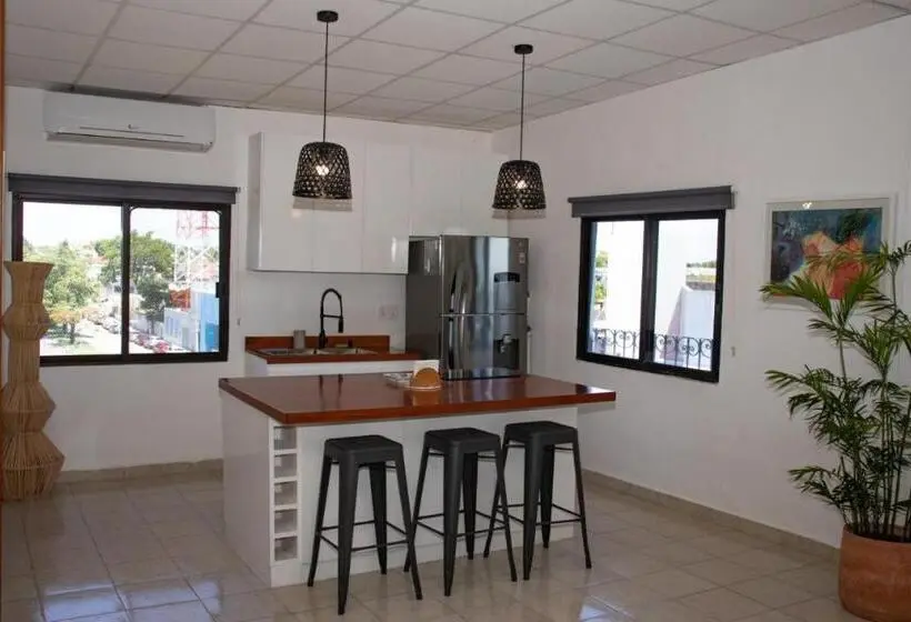 آپارتمان 1 خوابه, & Suites Arges  Centro Chetumal