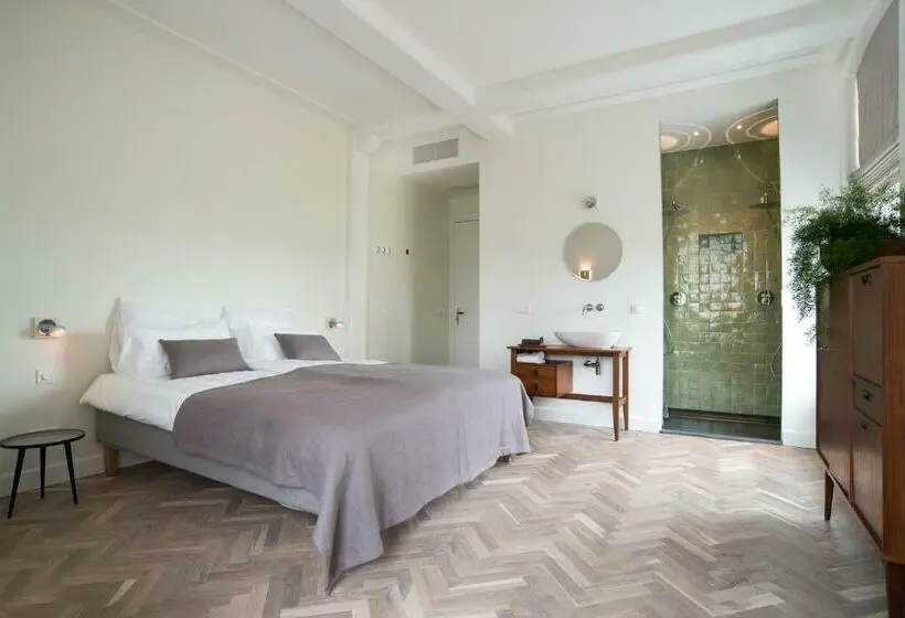 キングサイズベッドのデラックスルーム, Boutique Hotel De Witte Dame