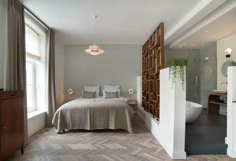 キングサイズベッドのスイートルーム, Boutique Hotel De Witte Dame