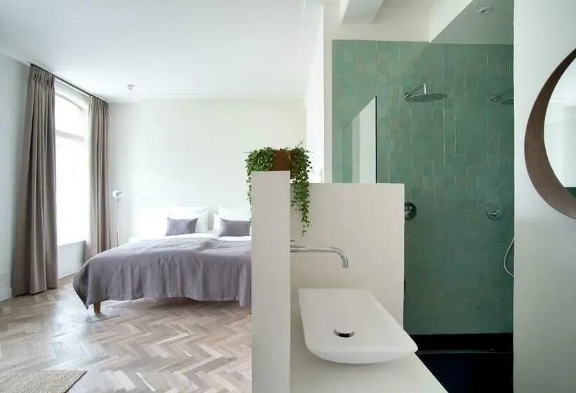 キングサイズベッドのデラックスルーム, Boutique Hotel De Witte Dame