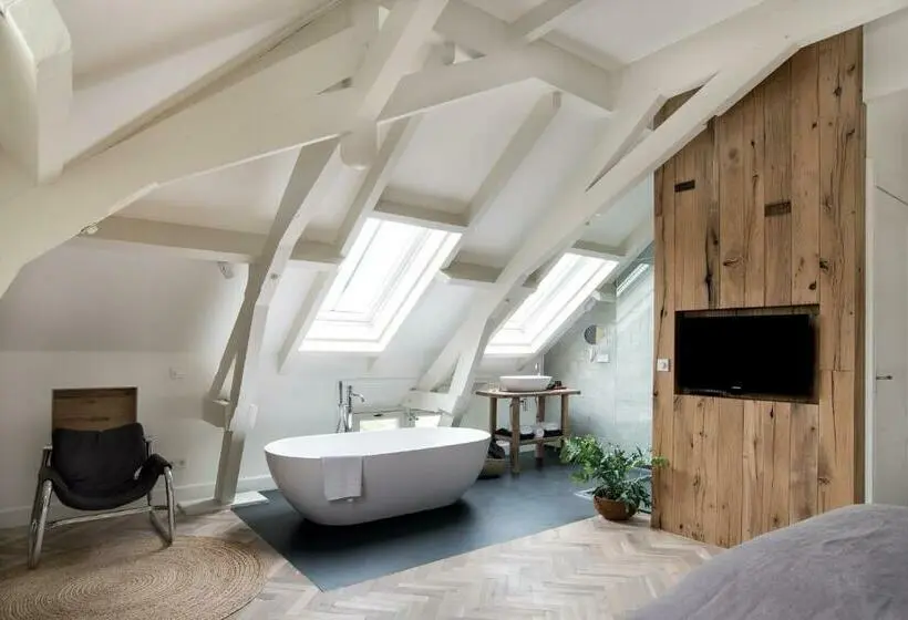 キングサイズベッドのスーペリアルーム, Boutique Hotel De Witte Dame