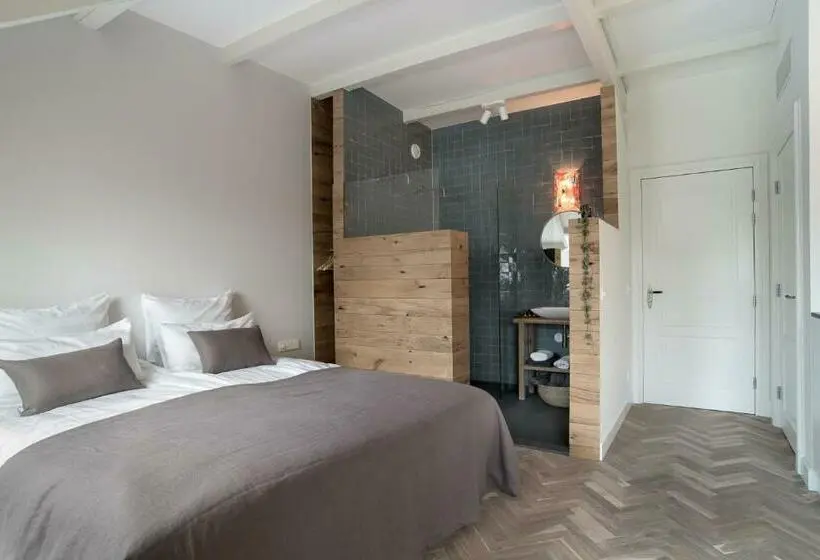 キングサイズベッドのデラックスルーム, Boutique Hotel De Witte Dame