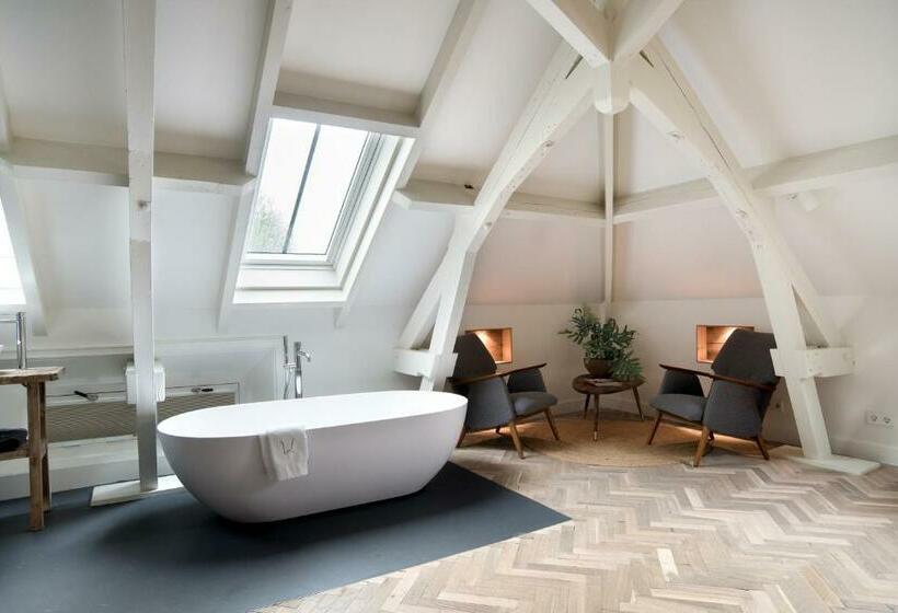 带大床的高级房间, Boutique Hotel De Witte Dame