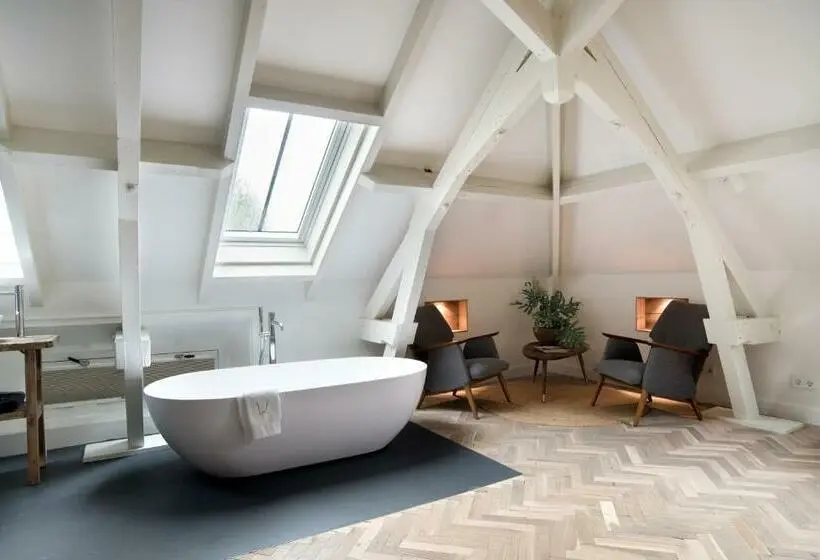 キングサイズベッドのスーペリアルーム, Boutique Hotel De Witte Dame
