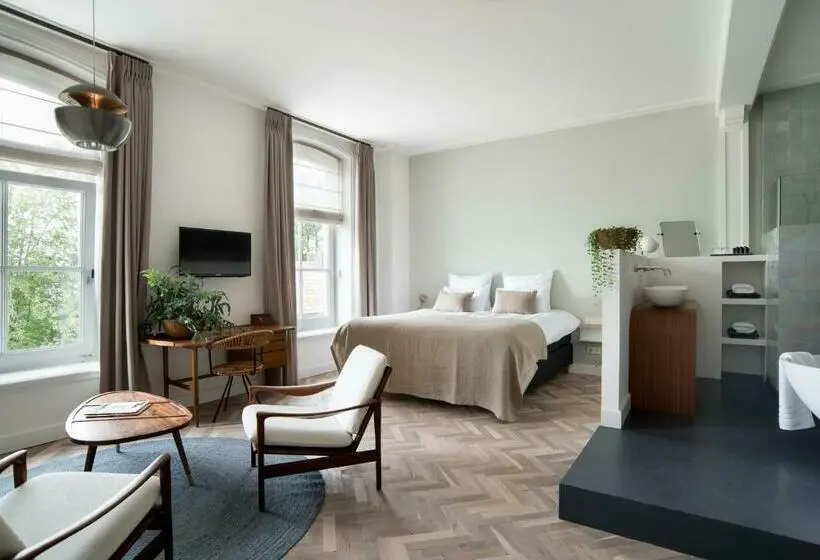 キングサイズベッドのスイートルーム, Boutique Hotel De Witte Dame