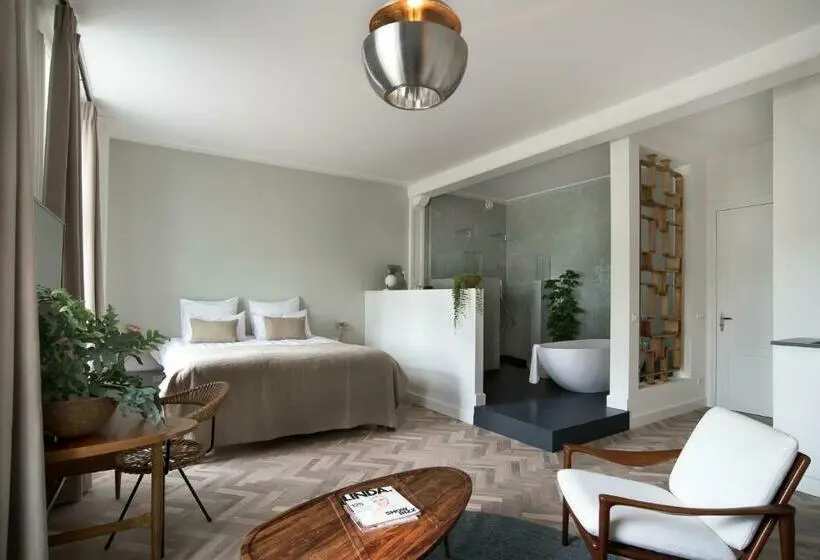 キングサイズベッドのスイートルーム, Boutique Hotel De Witte Dame