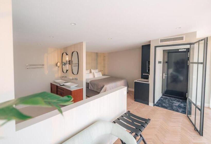 جناح مزود بتراس, Boutique Hotel De Witte Dame