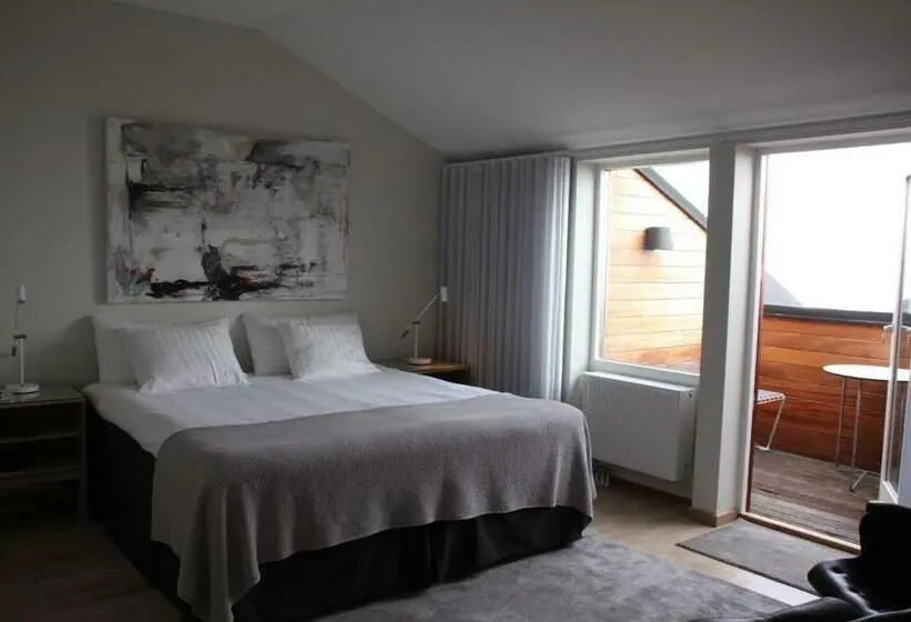 オーシャンビュースタンダードルームバルコニー付き, Kiviks Hotell