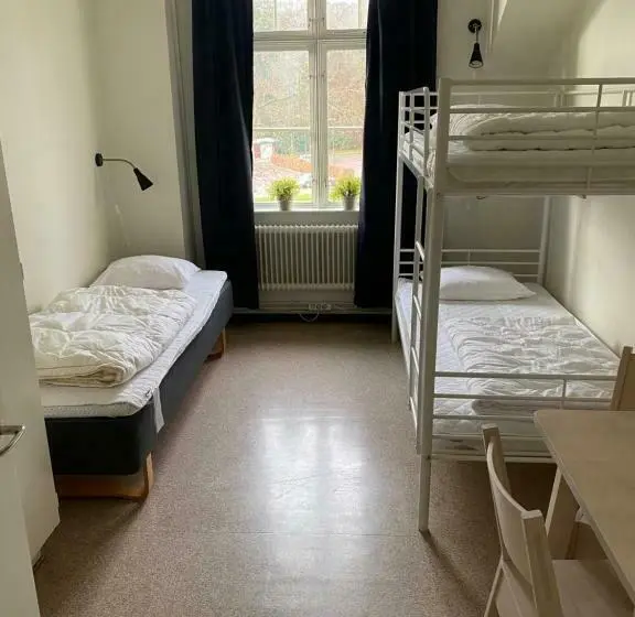 اتاق استاندارد سه تخته با سرویس بهداشتی مشترک, Ronneby Brunnspark Vandrarhem Och B&b