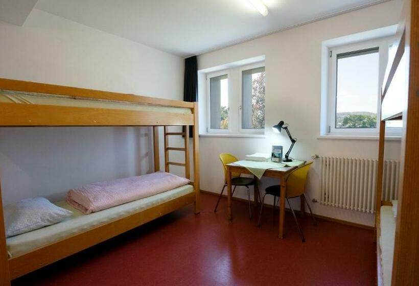 스탠다드 4인용 룸 공용 욕실, Kreuzlingen Youth Hostel