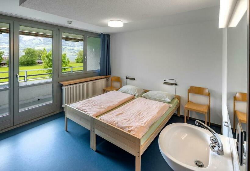 غرفة قياسية فردية حمام مشترك, Rapperswil Jona Youth Hostel