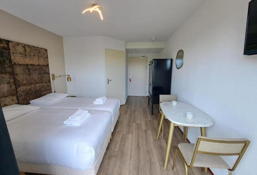 标准间带阳台, Seehotel Oostkapelle