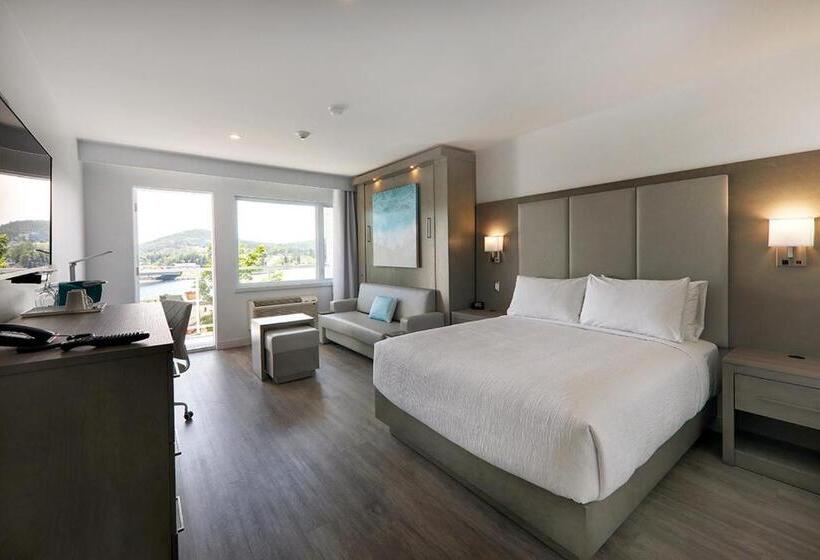 غرفة قياسية مطلّة علي البحر مزوَّدة بشُرفة, Plante