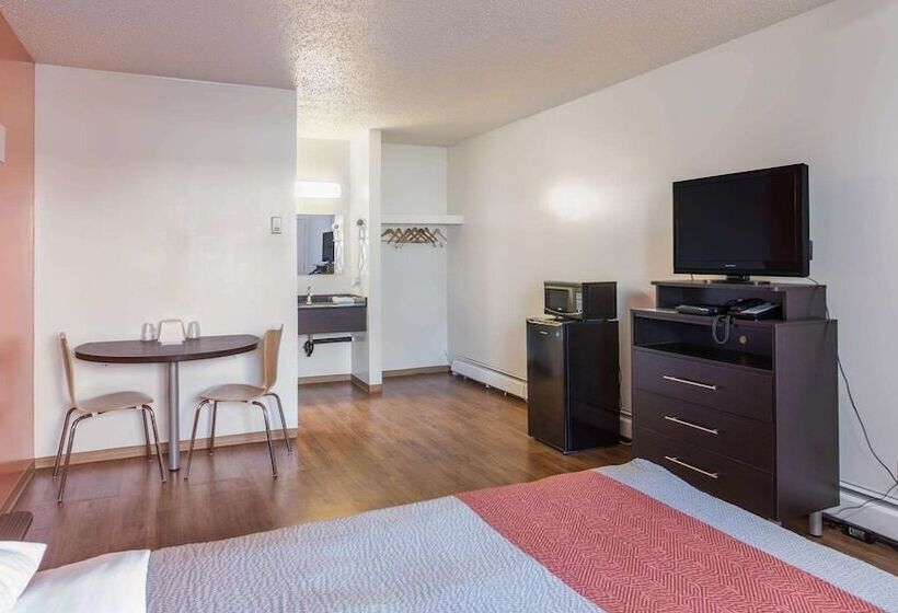 חדר סטנדרט מיטה זוגית, Motel Bo Camrose, Ab