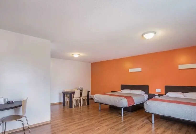 2ダブルベッドのスタンダードルーム, Motel Bo Camrose, Ab