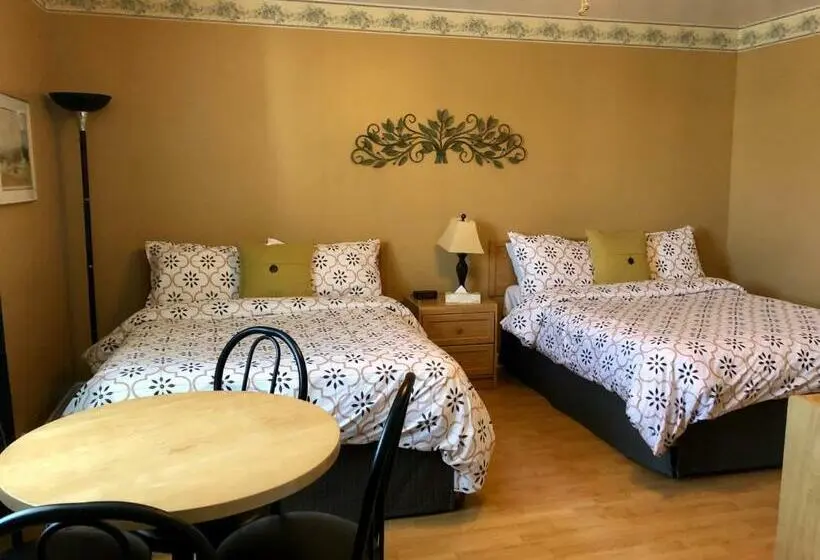 Standard-huone 2 Parivuodetta, Motel Des Cascades