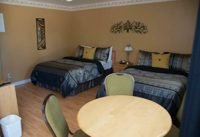 Standard-huone 2 Parivuodetta, Motel Des Cascades