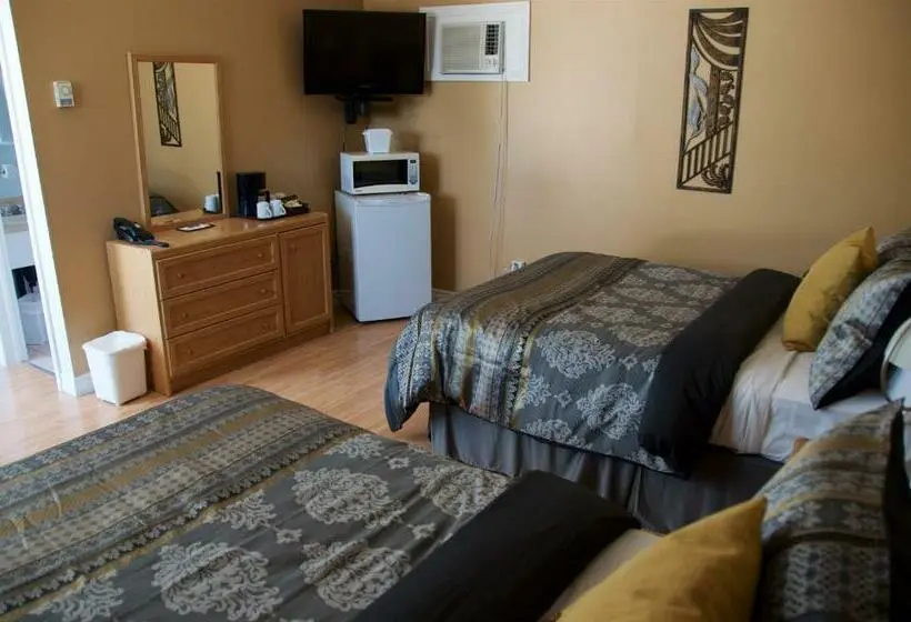 Standard-huone 2 Parivuodetta, Motel Des Cascades
