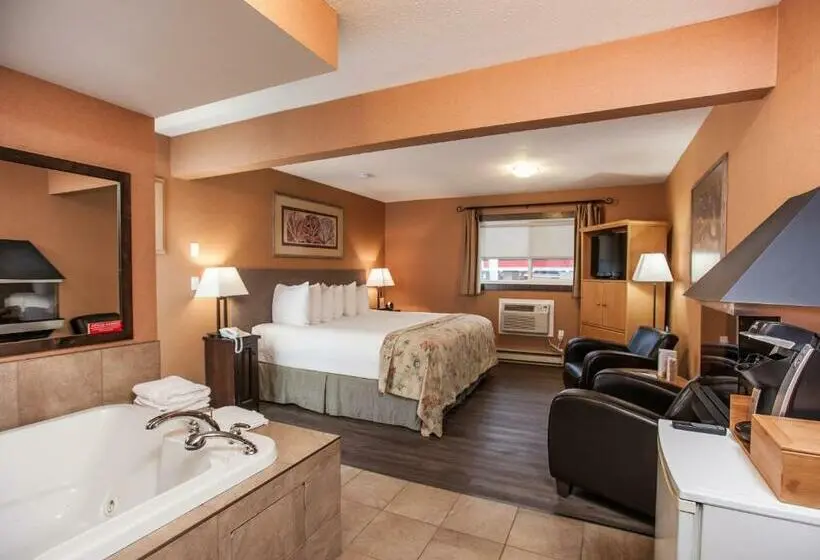 Standard-huone King-vuode, Swiss Chalet Motel