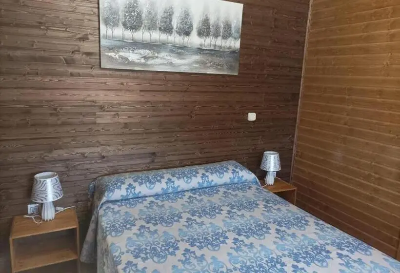اتاق استاندارد با چشم‌انداز باغ, Casas De Madera Los Molinos