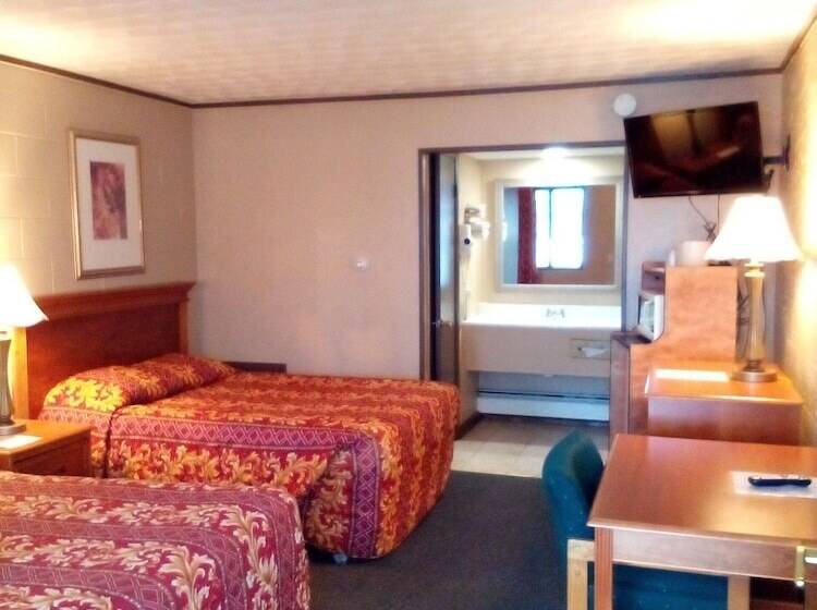 غرفه قياسيه سريرين مزدوجين, Granada Inn Motel   Kalkaska