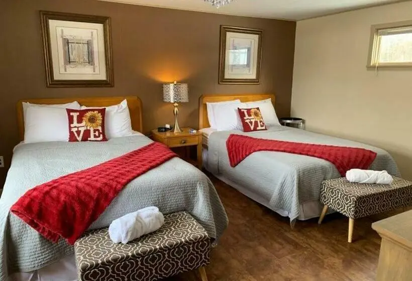 ２ダブルベッドのスタンダードルーム, Starlight Lodge At Rockport Harbor