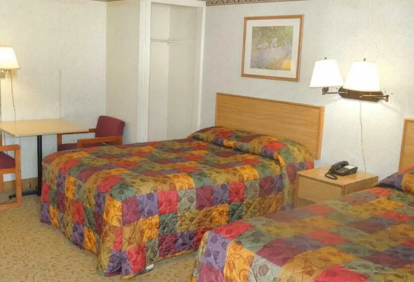 2ダブルベッドのスタンダードルーム, Red Lion Motel Southampton