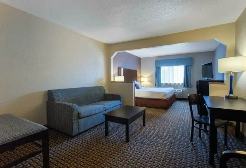 キングサイズベッドのスイートルーム, Ramada By Wyndham Glendale Heights/lombard