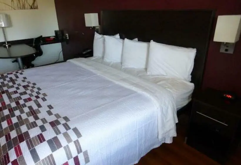 身障者適用キングサイズベッドルーム, Red Roof Inn St Louis Florissant