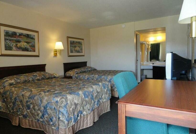 스탠다드 룸 더블 침대 2개, Red Carpet Inn Terre Haute