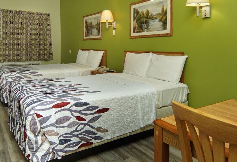 带2个双人床的标准工作室, Quality One Motel