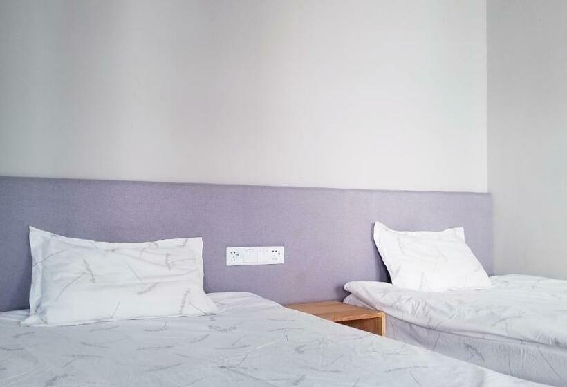 스탠다드 룸 더블 침대 2개, Fengma Feiyang Hostel