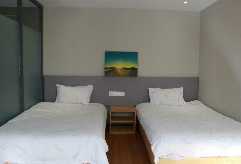 스탠다드 룸 더블 침대 2개, Fengma Feiyang Hostel