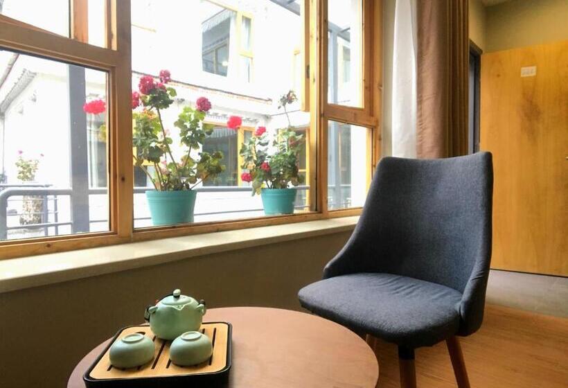 스탠다드 룸 더블 침대 2개, Fengma Feiyang Hostel