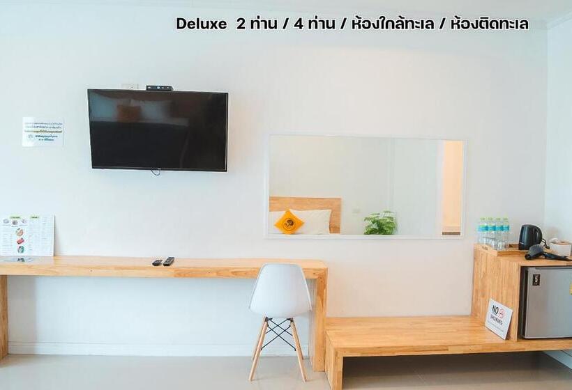 חדר סטנדרט נוף לים, The Toy Beach Resort Rayong