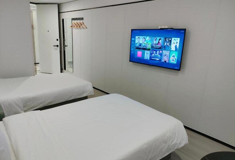 高级大房间, Shanghai Ange Hotel   Next To Longyang Road Subway Station, Near New Internatonal Expo Center