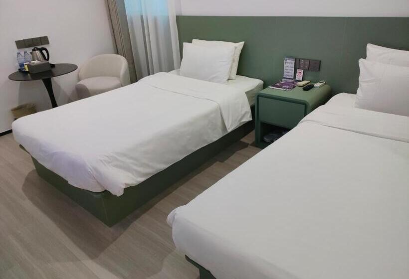 高级大房间, Shanghai Ange Hotel   Next To Longyang Road Subway Station, Near New Internatonal Expo Center