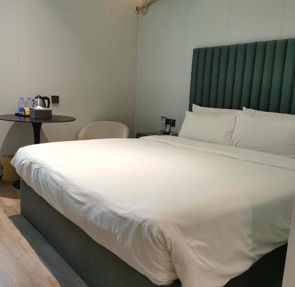 スーペリアールーム, Shanghai Ange Hotel Next To Longyang Road Subway Station, Near New Internatonal Expo Center