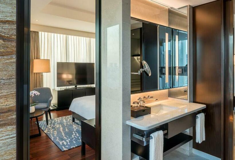 스탠다드 룸 킹사이즈 침대, Hyatt Regency Shanghai Global Harbor