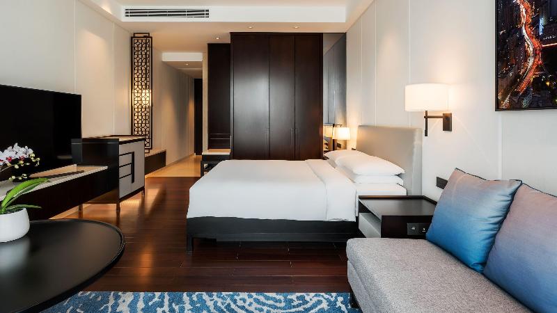 스탠다드 룸 킹사이즈 침대, Hyatt Regency Shanghai Global Harbor