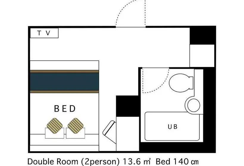 Standard-huone, Areaone Nobeoka