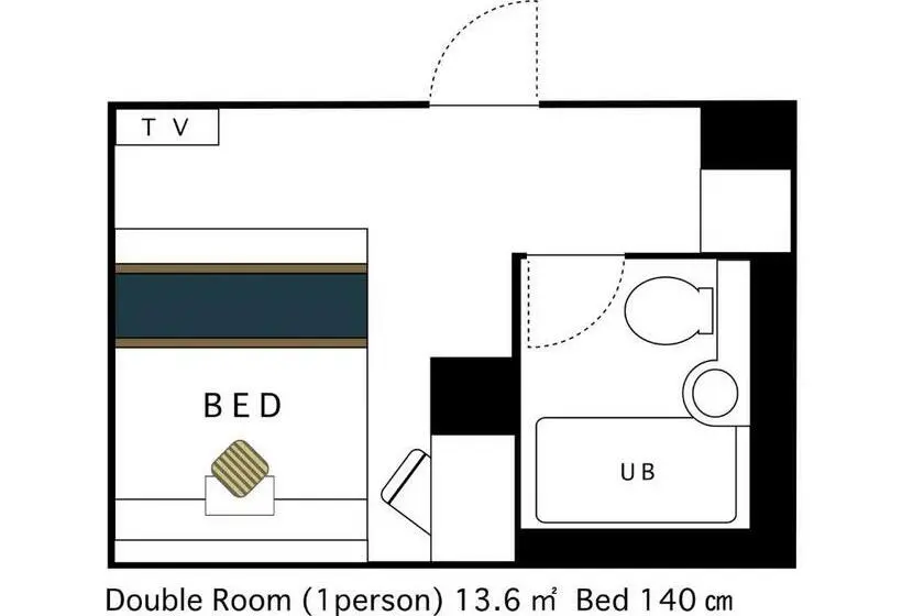 Standard-huone, Areaone Nobeoka