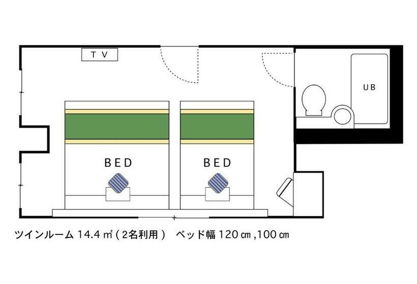 חדר סטנדרט, Areaone Nobeoka