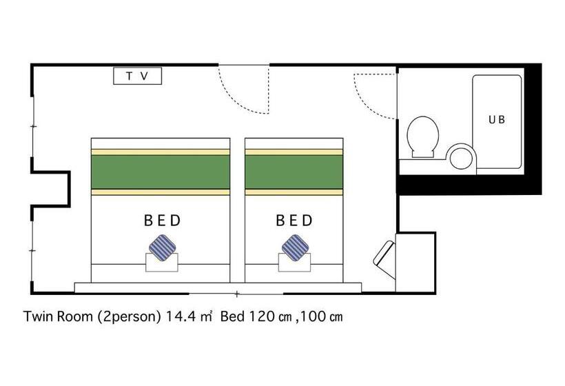 חדר סטנדרט, Areaone Nobeoka